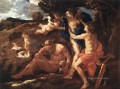 Apolo y Dafne pintor clásico Nicolas Poussin